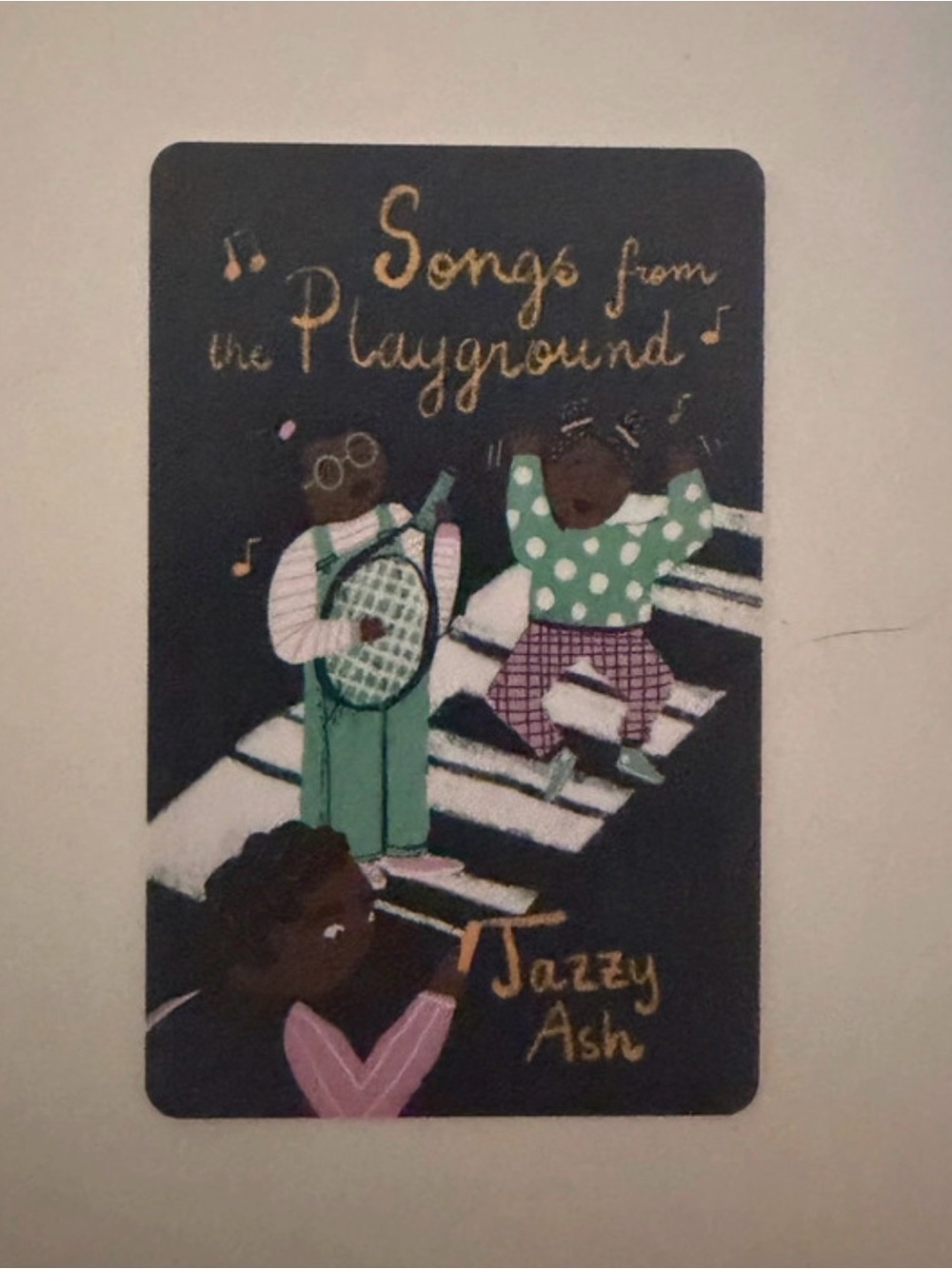 Jazzy Ash 'Songs from the Playground' Portable Audio Card - Black/Green